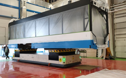 Тележка AGV всеповоротная с подъемниками повышенной мощности